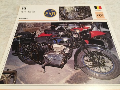 Carte moto 500 m11 1937 - moto,