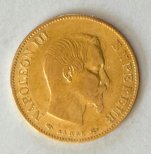 Demi napoléon iii pièce - iii, or