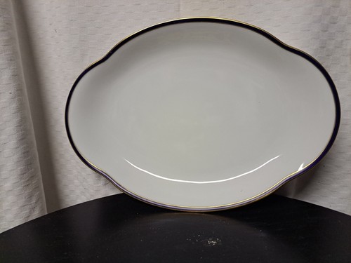 Plat filet lisere bleu - lisere,