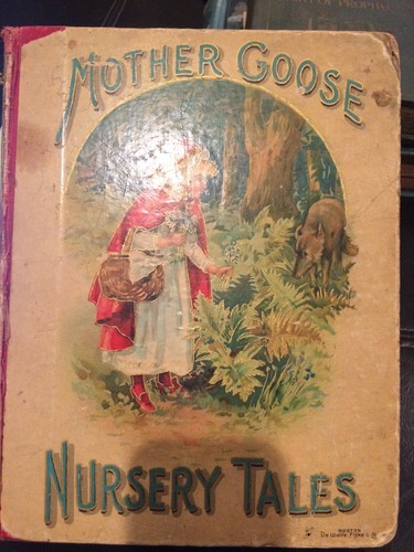 Book 1890 mother goose nursery - mother,