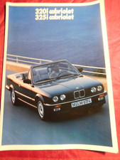 BMW  320i 325i CABRIOLET Prospectus 22 pages france 88 89