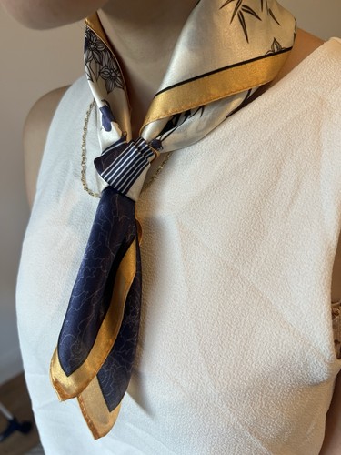 Foulard carré 100 soie de - 100%,