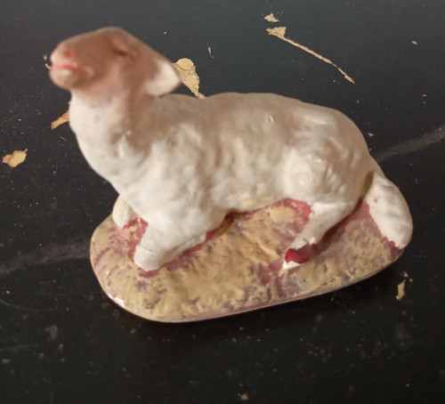 Ancien santon mouton - ancien, "le