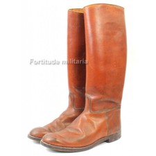 Leather boots for French officer - France (original material)