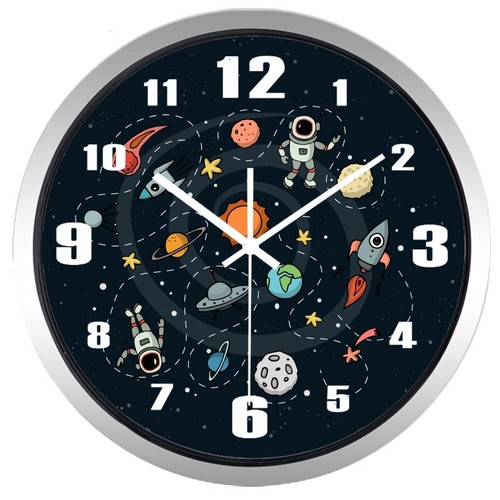 Horloge enfant motif espace - , 30