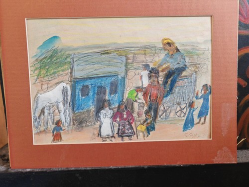 Tableau signé simon segal - tableau, "
