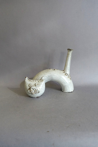 Vase pique fleurs zoomorphe - zoomorphe, en
