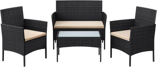 Salon jardin noir - jardin, 4