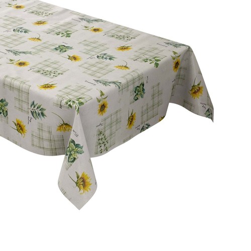 Nappe toile cirée herbes - toile,