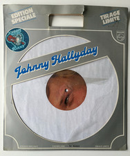Disque vinyle 33t Johnny Hallyday Picture disque Edition spéciale - 20 ans