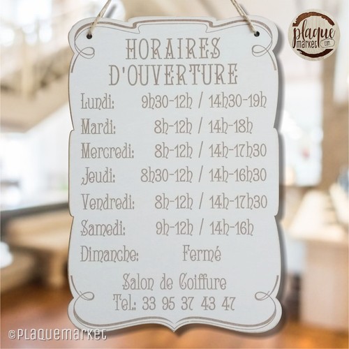 Horaires ouverture pancarte - d'ouverture,