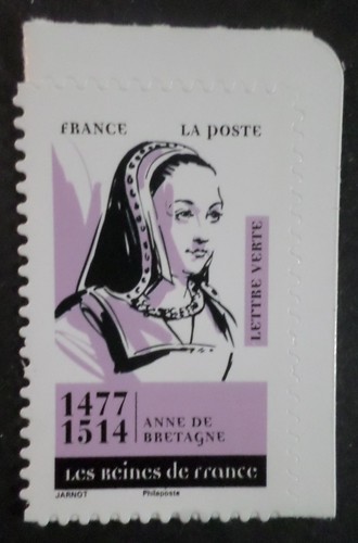 Timbre anne bretagne reines - anne,