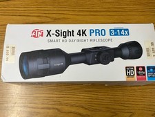 ATN X-Sight-4k Pro 3-14x Smart HD Day/Night Hunting Riflescope