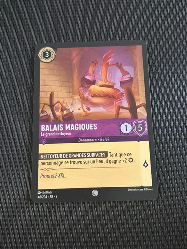 Carte lorcana balais magiques - balais,