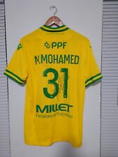 ? FC Nantes Mostafa Mohamed SIGNED Match Worn Unwashed Shirt COA, 01sept2023 