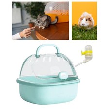 Cage de porte-hamster claire avec bouteille d'eau pour les furets hérisson