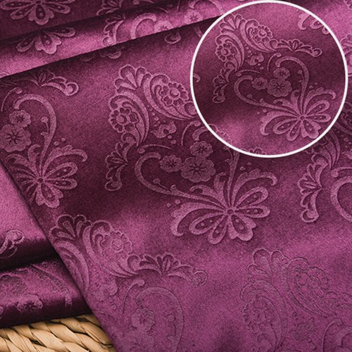 Tissu velours gaufré - velours, floral