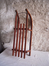 ANCIENNE LUGE DAVOS EN BOIS +