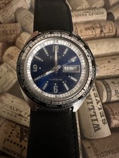 Vintage Le Gant QS Men World Time Day Date Automatic Excellent Condition Rare