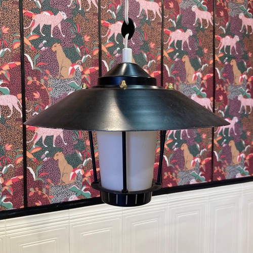 Suspension opaline métal - opaline,