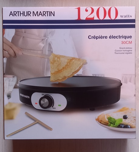 Crêpière électrique arthur - crêpière,