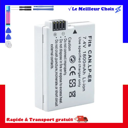 Batterie lpe8 pour - lp-e8,