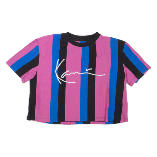 Shirt femme cropped rayé - t-shirt,