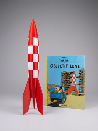 Fusée tintin xlfr 55cm - fusée,