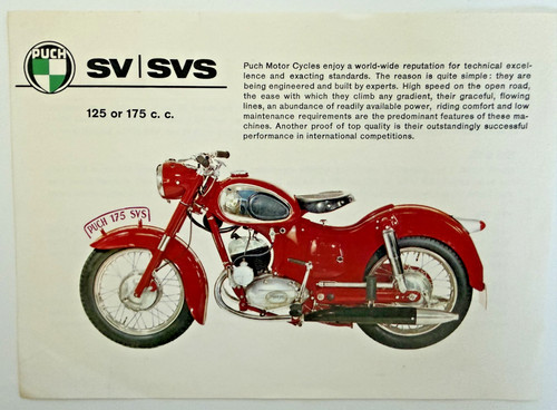 Vintage puch motorcycle - puch,