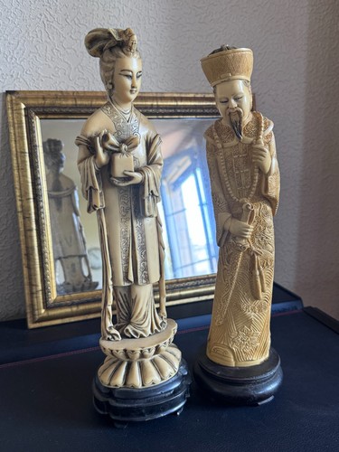 Paire statuettes chinoises - paire, de