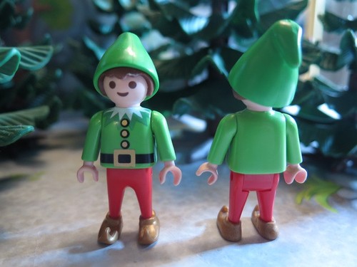 Lutin vert père noël ref - lutin,
