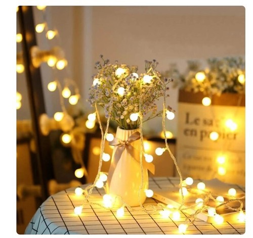 Guirlande lumineuse boule led - guirlande,