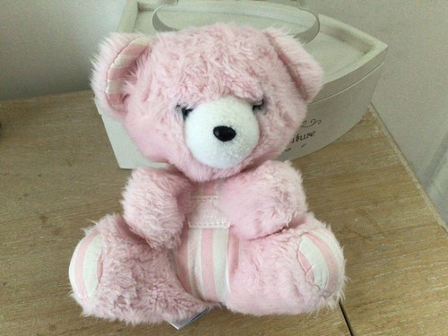 Doudou ours vintage - ours, tartine