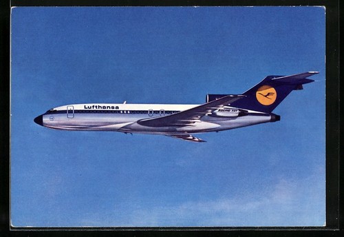Carte postale boeing 727 - postale,