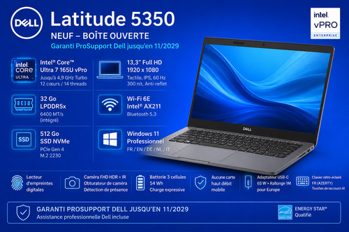 Dell latitude 5350 neuf - 5350,
