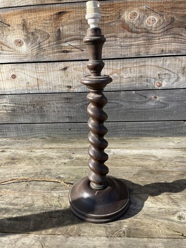 Pied lampe bois tourné - lampe,
