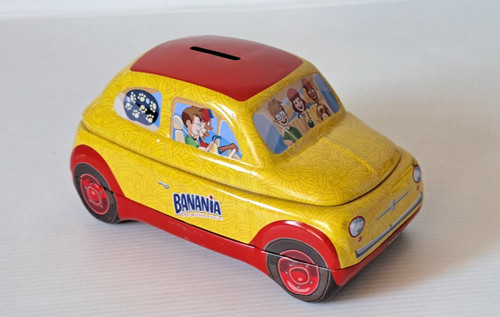 Boite tirelire voiture tole - boite,
