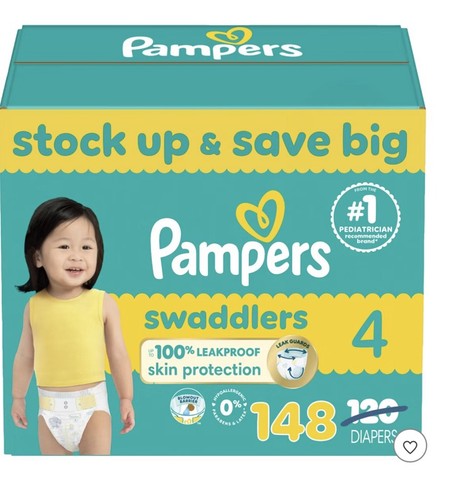 New 220 pampers swaddlers dry - new,