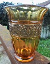 VASE WALTHER JAUNE AMBRE