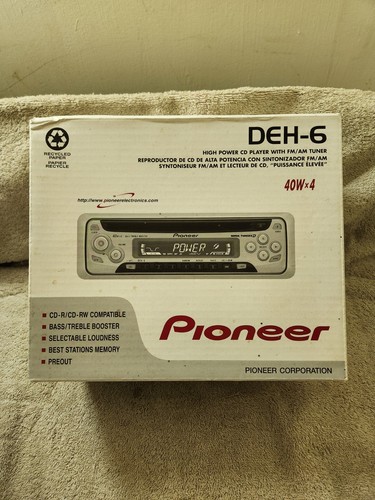 Pioneer car stereo deh - stereo, deh-6