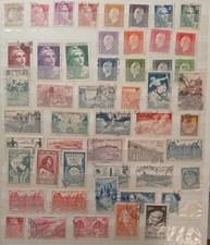 290 timbres anciens avant 1950