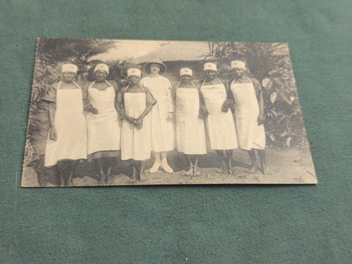 Carte postale congo école - postale,,