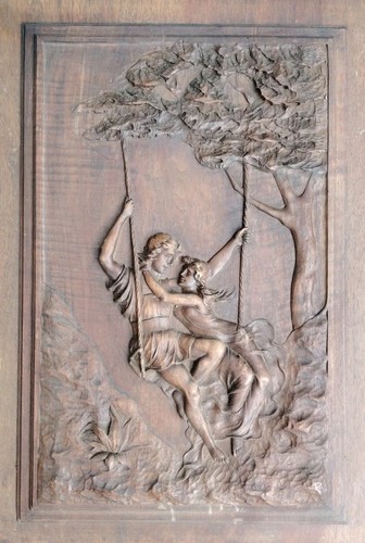 Belle sculpture relief - sculpture, sur