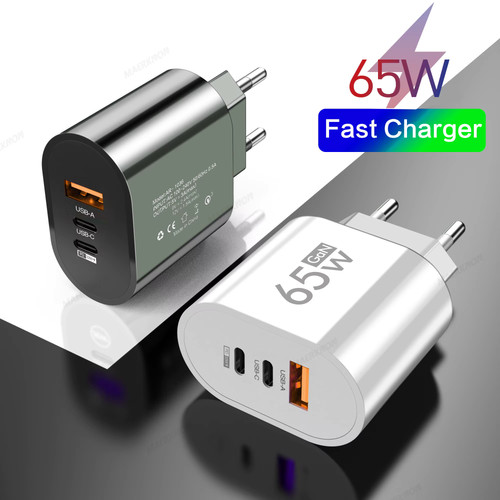 Chargeur 65w gan ports - 65w, usb-c
