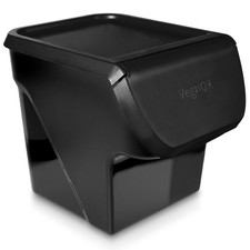 Boîte de Conservation 13L Fruits Légumes Ail Oignon Pomme de Terre Noir