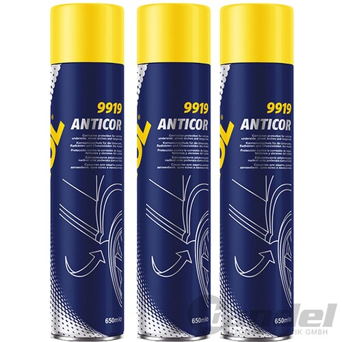 650ml mannol anticor noir - 3x,