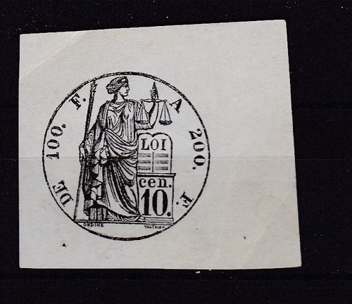 Timbre fiscal cen de - timbre, cen.
