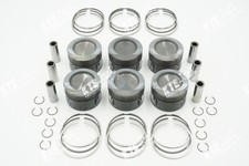 6x VR6 Piston les Segments de VW Ford 2.8L Excès +1,0mm AAA Aes Afp Amy 82,01mm