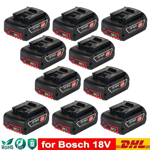 10x batterie pour - bosch, 18v
