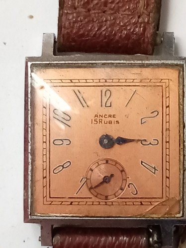 Montre ancre rubis - 15, ancienne